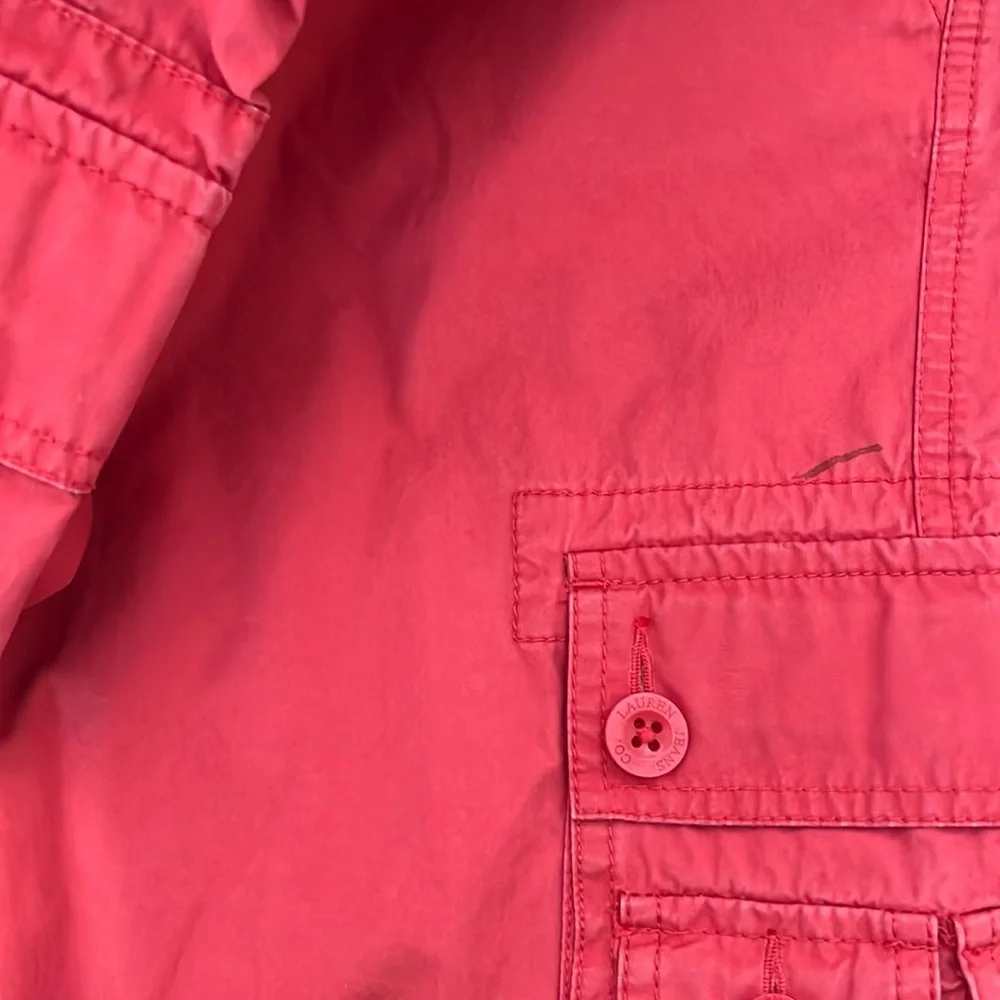 Ralph Lauren Red Cargo Cropped Pants 4